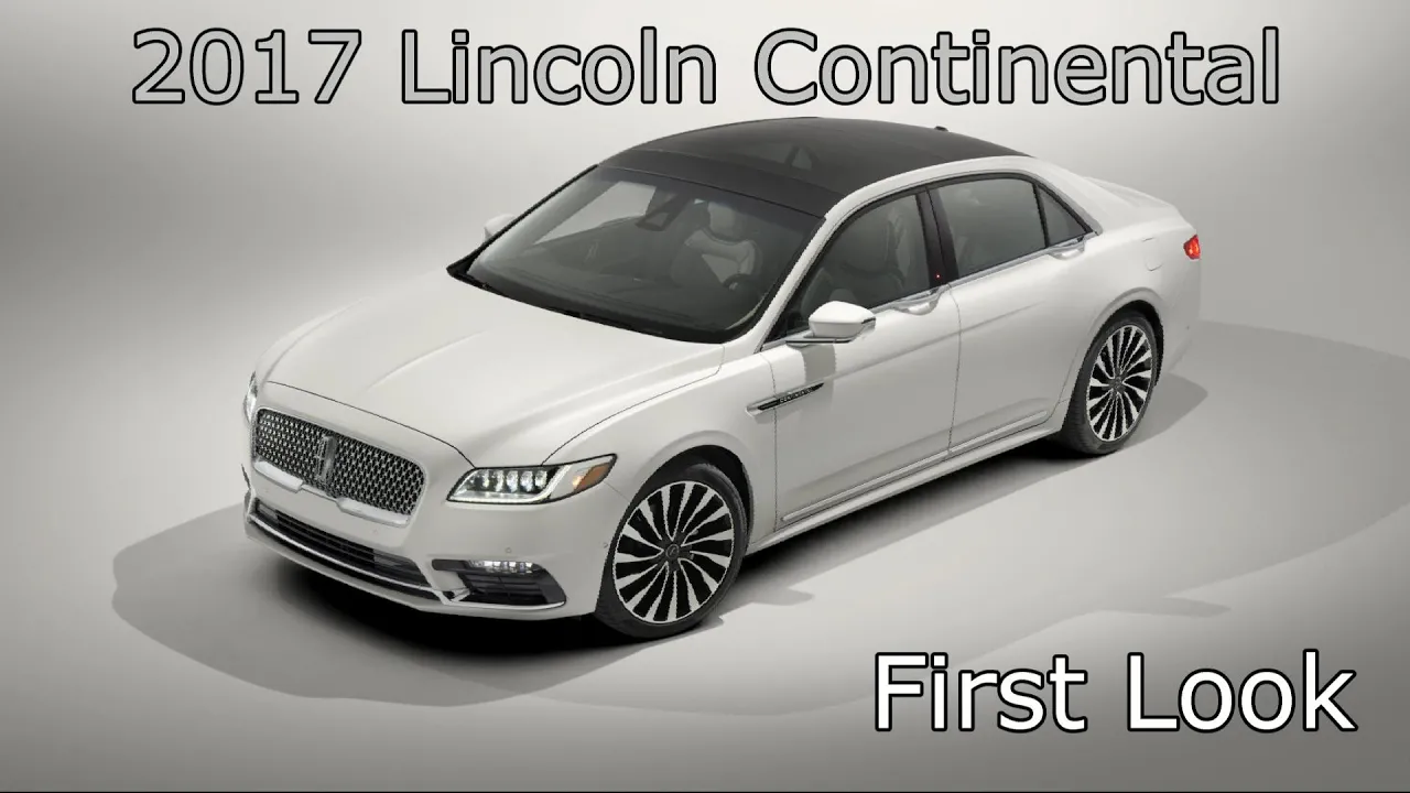 2017 Lincoln Continental: First Look | Detroit Auto Show 2016