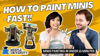 How to Paint Minis - Under 15 Minutes - Star Wars the Clone Wars Board Game
