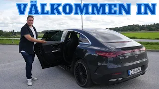 Mercedes EQE testad: En bekväm sedan som kommer långt | Elbilsmagasinet