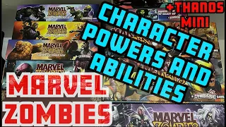 Marvel Zombies - Character Powers and Abilities + Thanos Mini