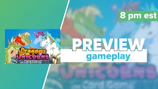 Dragons vs Unicorns Kickstarter Preview Gameplay & First Impressions