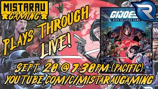Mista Rau Gaming LIVE! G.I. Joe Deck-building Game