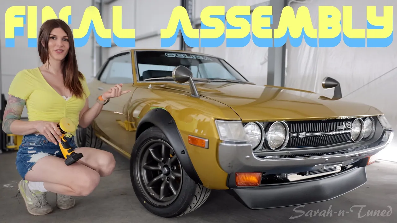 This Is Incredibly Satisfying // 2UZ V8 '74 Celica
