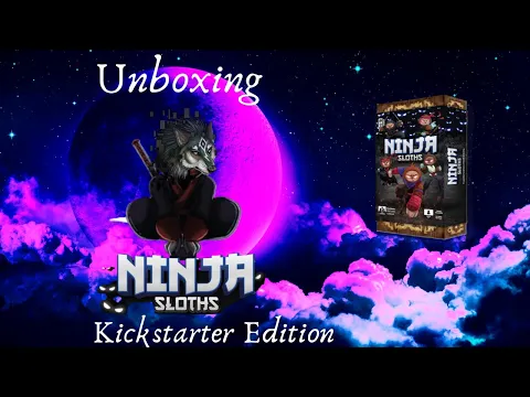 Unboxing Ninja Sloths game and Sorcerer's expansion