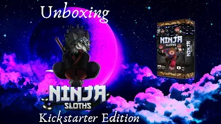 Unboxing Ninja Sloths game and Sorcerer's expansion