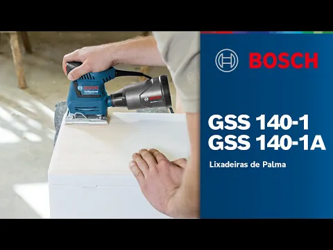 Lixadeira Orbital Bosch 220W 220V com Coletor de Pó GSS 140-A