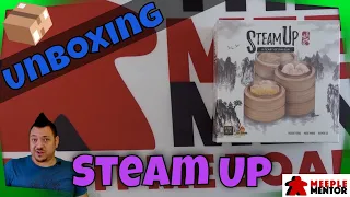 Meeple Mentor Unboxes Steam Up: A Feast of Dim Sum