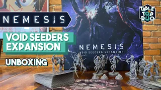 Void Seeders Expansion Unboxing Nemesis Board Game (Awaken Realms - Wave 1 Nemesis Lockdown)