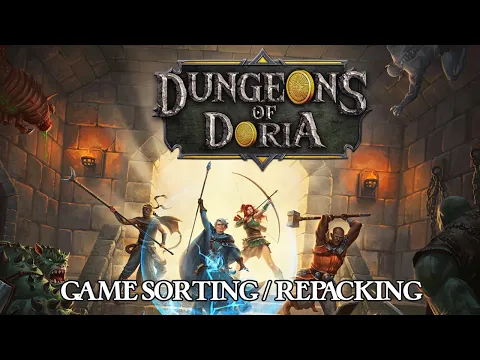 Dungeons of Doria - Sorting all components back into the box