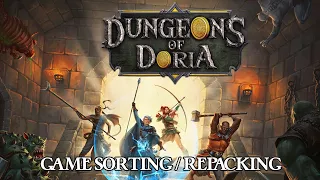 Dungeons of Doria - Sorting all components back into the box