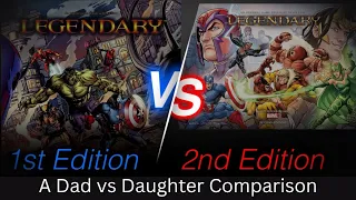 Dad vs Daughter - Legendary Marvel: 2nd Edition Unboxing and Comparison