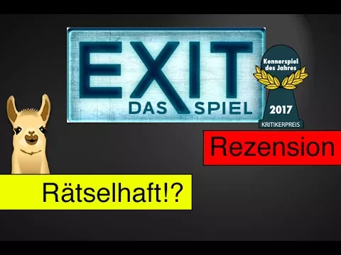 Exit - Das Spiel / Kennerspiel des Jahres 2017 / Anleitung & Rezension / SpieLama