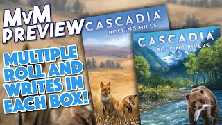 CASCADIA ROLLING Preview - 4 Games in Each Box!