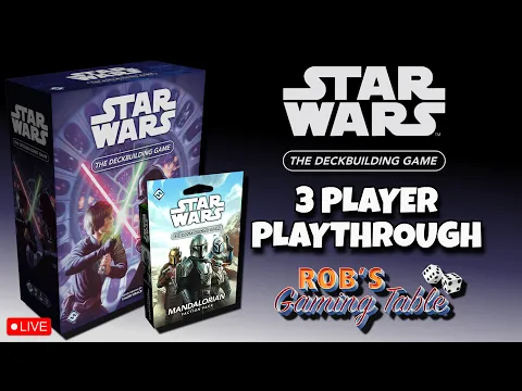 Star Wars: The Deckbuilding Game - Mandalorian Faction Pack 3 Player Playthrough