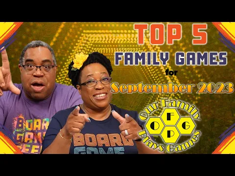 Top 5 Family Games for September 2023 - Top 5's w/ Our Family Plays Games