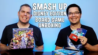 Unboxing Smash Up: Disney Edition -  Shuffle Building Card Game