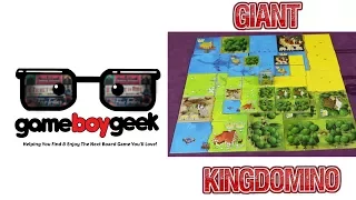 GIANT Kingdomino Review with the Game Boy Geek