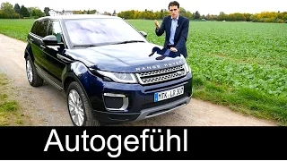 Range Rover Evoque Facelift FULL REVIEW test driven MY2016 - Autogefühl