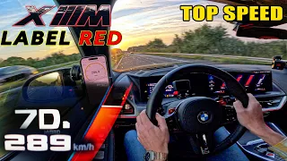 BMW XM LABEL RED // TOP SPEED on AUTOBAHN
