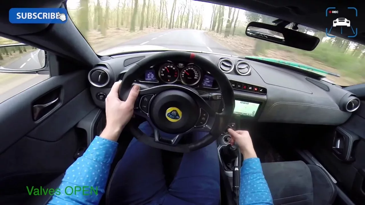 POV Lotus Evora 400 3.5 V6 Supercharged LOUD! OnBoard Drive Acceleration