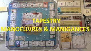 [FR] TAPESTRY - MANŒUVRES ET MANIGANCES - Présentation et partie solo avec Scénario