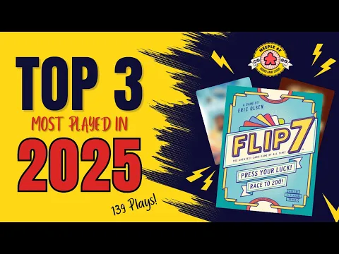 Top 3 Board Games I Actually Played the Most in 2025