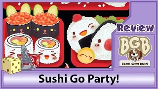 Board Game Brawl Reviews - Sushi Go Party!