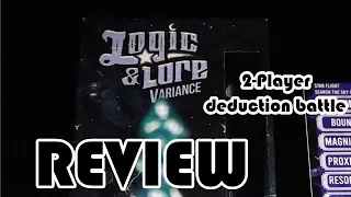 Logic & Lore: Variance - 2-player deduction card game review