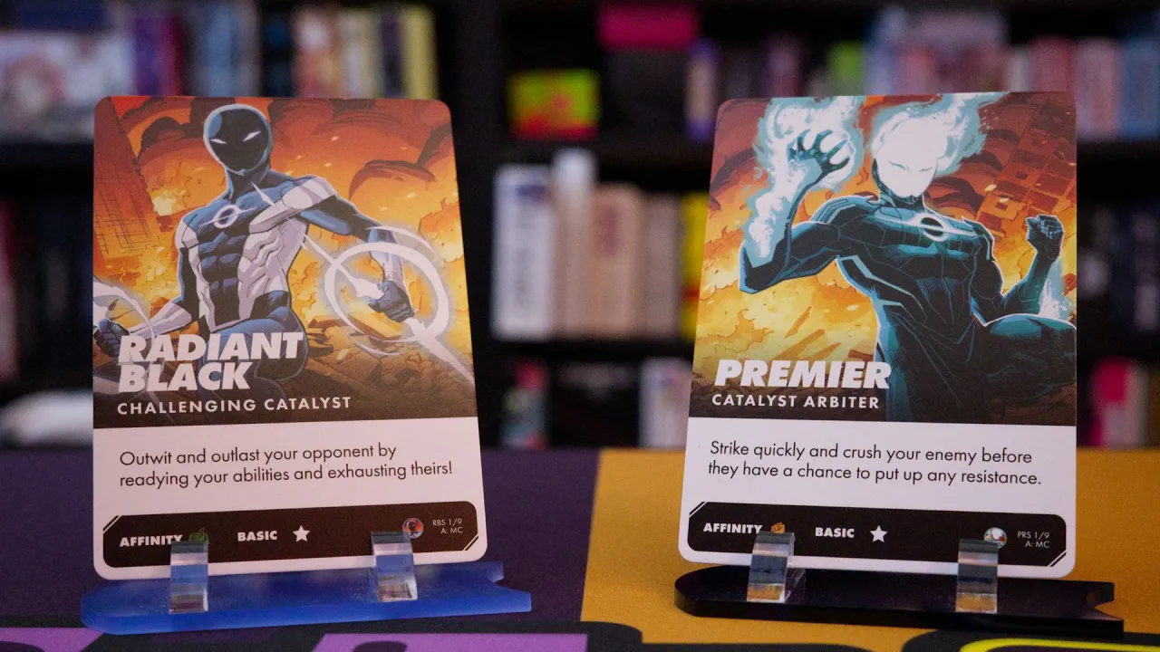 Trying out the Massive-Verse Fighting Card Game starter set