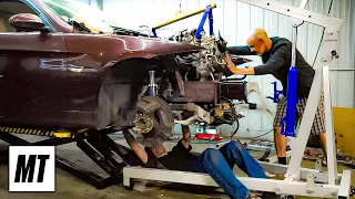 Finishing the 6 Liter LS BMW | Car Craft E90 Drift Wagon Build Ep 2 | MotorTrend