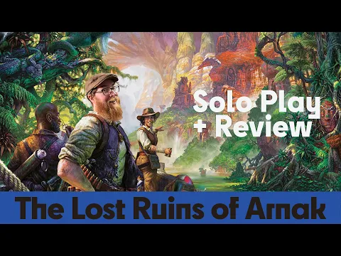 Lost Ruins of Arnak - Solo Board Game Playthrough & Review