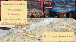 The Mighty Endeavor How To Play part 3 and Turn 1 Invasion !