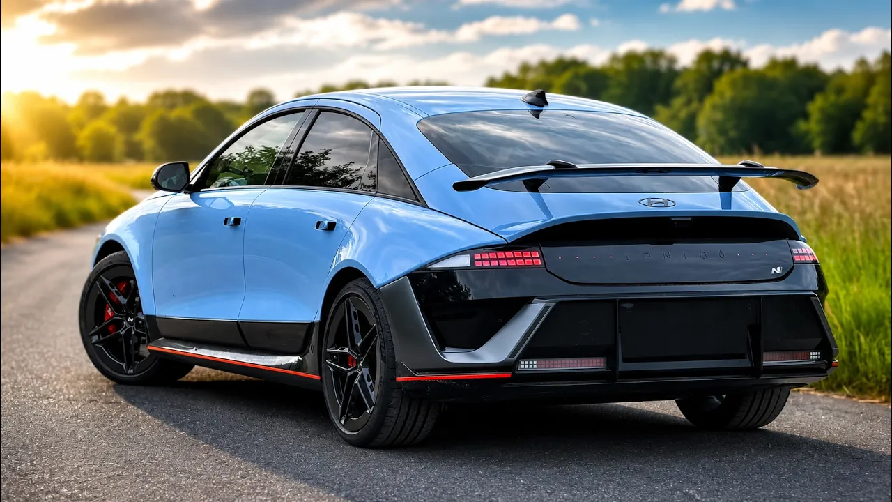 HYUNDAI IONIQ 6 N // 0-100 100-200 1/4 MILE & FULL REVIEW on AUTOBAHN