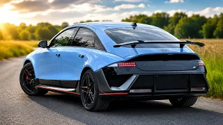 HYUNDAI IONIQ 6 N // 0-100 100-200 1/4 MILE & FULL REVIEW on AUTOBAHN