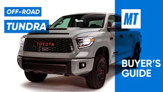 New Off-Road Features! 2021 Toyota Tundra TRD REVIEW | MotorTrend Buyer's Guide