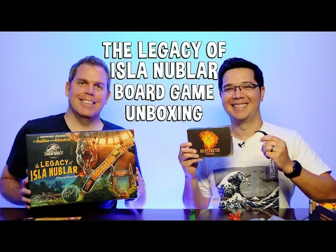 Unboxing The Legacy of Isla Nublar - Jurassic Park Board Game