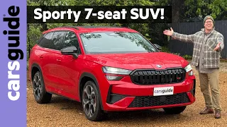 Skoda Kodiaq RS 2026 review Australia: Sporty 7-seat SUV overtakes popular new Hyundai Santa Fe?