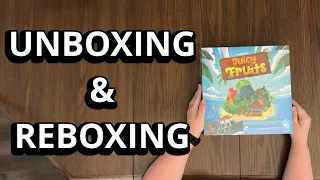 Juicy Fruits - Family Board Game Unboxing & Reboxing - What's in the Box?