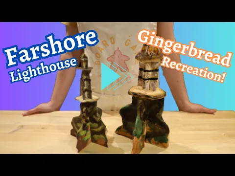 Gingerbread Lighthouse from Farshore! | Board Game Bakes