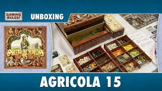 Agricola 15 - Unboxing