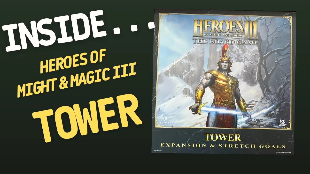 Inside…Heroes of Might and Magic III The Board Game - Tower Expansion (4K 60fps)