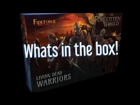 Unboxing The Living Dead Warriors, from FireForge.