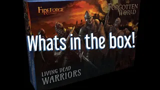 Unboxing The Living Dead Warriors, from FireForge.