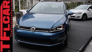 2015 Volkswagen Golf Sportwagen TSI & TDI: This Just In!