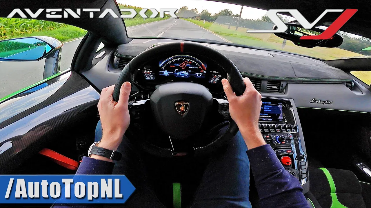 LAMBORGHINI AVENTADOR SVJ | 770HP 6.5 V12 | *LOUD* POV by AutoTopNL