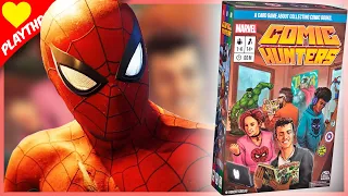 Comic Hunters (US Version) 3p Playthrough / Gameplay (Spinmaster & Arcane Wonders)