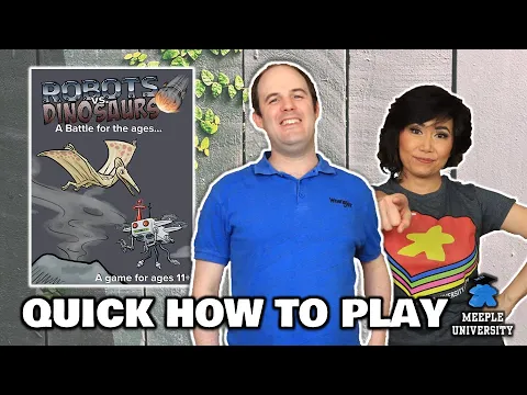 Robots vs Dinosaurs - Quick How to Play Board Game