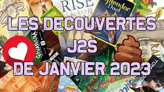 #J2S - LES DÉCOUVERTES LUDIQUES DE JANVIER 2023