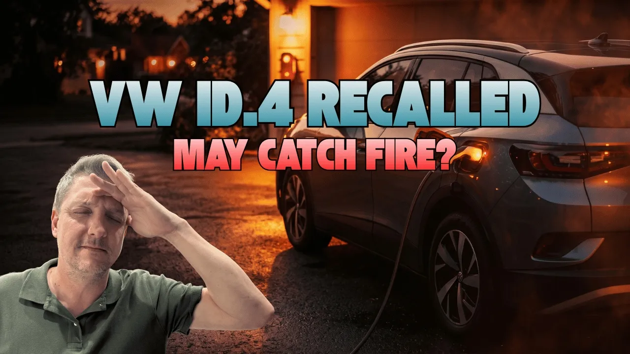 VW JUST LOCKED 22,000+ ID.4s to 80% Charge! Battery Fire Recall Explained