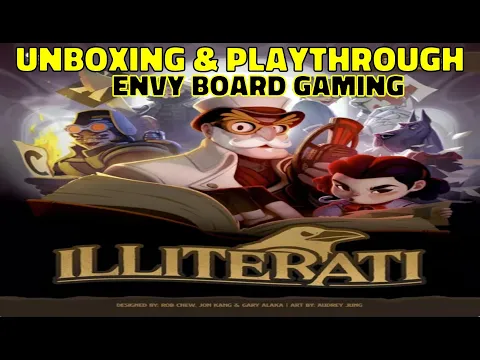 Illiterati Kickstarter Unboxing & Playthrough